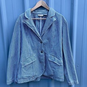 Faded Glory Striped Button Down